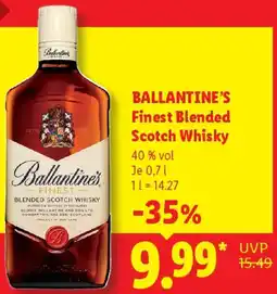 Lidl BALLANTINE'S Finest Blended Scotch Whisky Angebot