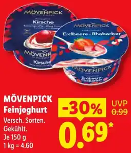 Lidl MÖVENPICK Feinjoghurt Angebot