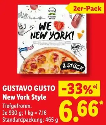 GUSTAVO GUSTO New York Style