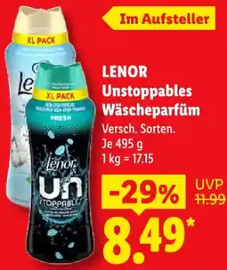 Lidl LENOR Unstoppables Wäscheparfüm Angebot