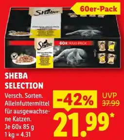 Lidl Sheba selection Angebot