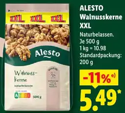 Lidl ALESTO Walnusskerne XXL Angebot