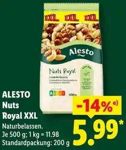 Lidl ALESTO Nuts Royal XXL Angebot