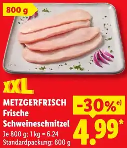 Lidl METZGERFRISCH Frische Schweineschnitzel Angebot