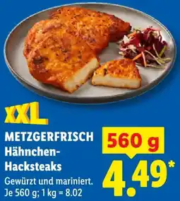 Lidl METZGERFRISCH Hähnchen Hacksteaks Angebot