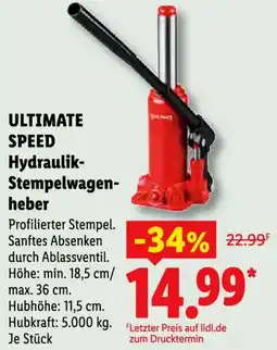 Lidl ULTIMATE SPEED Hydraulik Stempelwagenheber Angebot