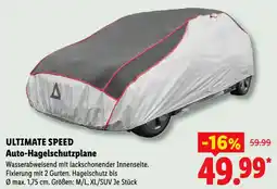 Lidl ULTIMATE SPEED Auto-Hagelschutzplane Angebot