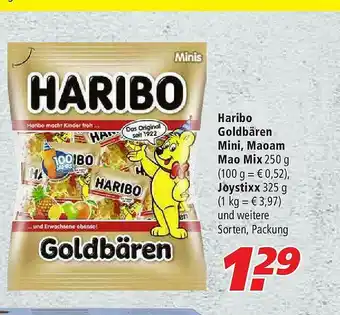 Marktkauf Haribo Goldbären Mini, Maoam Mao Mix Oder Joystixx Angebot