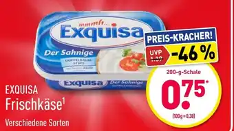 Aldi Nord Exquisa Frischkäse 200g Angebot