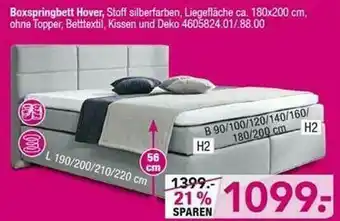 Möbel Boss Boxspringbett Hover Angebot