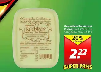 Marktkauf Odenwälder Kochkäserei Kochkäs Angebot