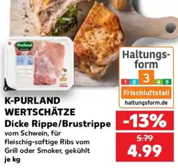 Kaufland K-PURLAND WERTSCHÄTZE Dicke Rippe/Brustrippe Angebot