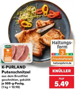 Kaufland K-PURLAND Putenschnitzel Angebot