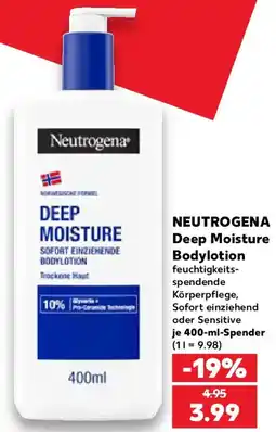 Kaufland NEUTROGENA Deep Moisture Bodylotion Angebot