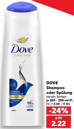 Kaufland DOVE Shampoo oder Spülung Angebot
