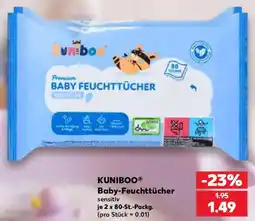 Kaufland KUNIBOO Baby-Feuchttücher Angebot