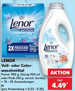 Kaufland Lenor Voll- oder Color-waschmittel Angebot
