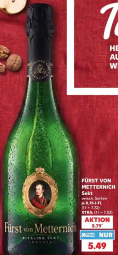 Kaufland Fürst von Metternich Riesling Sekt Angebot