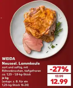 Kaufland WEIDA Neuseel. Lammkeule Angebot