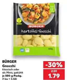 Kaufland BÜRGER Gnocchi Angebot