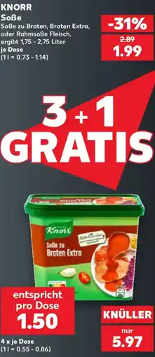 Kaufland KNORR Soße Angebot
