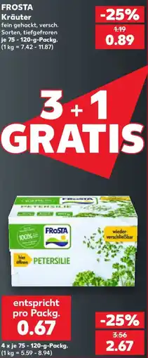 Kaufland FROSTA Kräuter Angebot