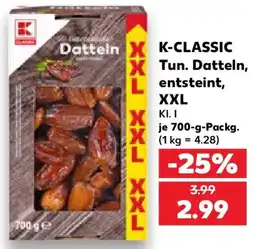 Kaufland K-CLASSIC Tun. Datteln, entsteint, XXL Angebot
