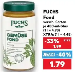 Kaufland FUCHS Gemüse Fond Angebot