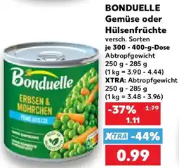 Kaufland BONDUELLE Gemüse oder Hülsenfrüchte Angebot