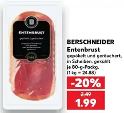 Kaufland BERSCHNEIDER Entenbrust Angebot