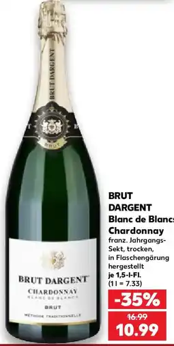 Kaufland BRUT DARGENT Blanc de Blancs Chardonnay Angebot