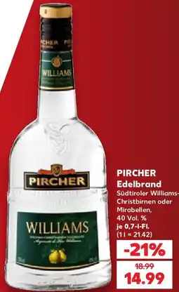 Kaufland PIRCHER Edelbrand Williams Angebot
