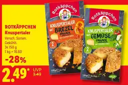 Lidl Rotkäppchen Knuspertaler Angebot