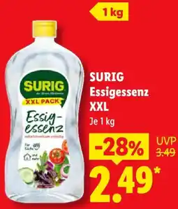 Lidl SURIG Essigessenz XXL Angebot