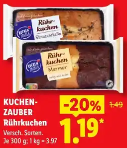 Lidl KUCHEN-ZAUBER Rührkuchen Angebot