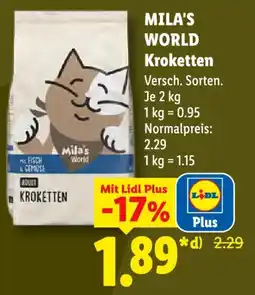 Lidl Mila's World Kroketten Angebot