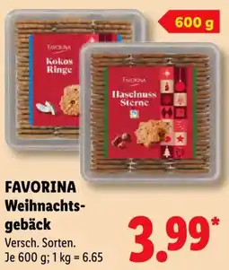 Lidl FAVORINA Weihnachts-gebäck Angebot