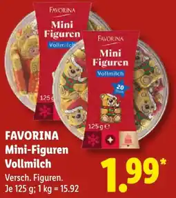 Lidl FAVORINA Mini-Figuren Vollmilch Angebot