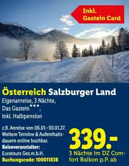 Lidl Österreich Salzburger Land Angebot