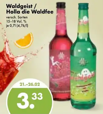 Trink und Spare Waldgeist/Holla die Waldfee 0,7L Angebot