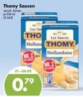 Trink und Spare Thomy Saucen 250ml Angebot