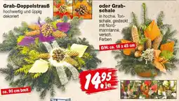 Repo Markt Grab-Doppelstrauß oder Grabschale Angebot