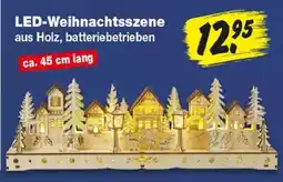 Repo Markt LED-Weihnachtsszene aus Holz Angebot