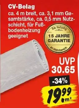Repo Markt CV-Belag Angebot