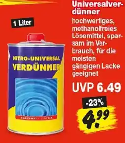 Repo Markt NITRO-UNIVERSAL VERDÜNNER Angebot