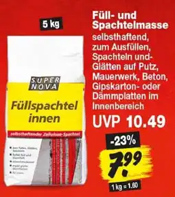 Repo Markt SUPER NOVA Füllspachtel innen Angebot