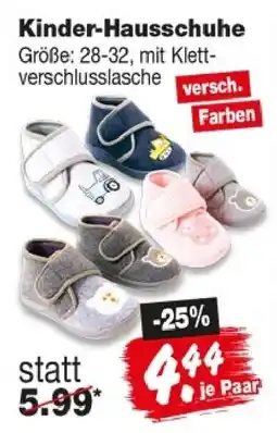 Repo Markt Kinder-Hausschuhe Angebot