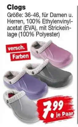 Repo Markt Clogs Angebot