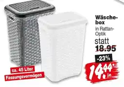 Repo Markt Wäschebox in Rattan-Optik Angebot