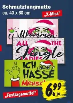 Repo Markt Schmutzfangmatte "X-Miss" Angebot